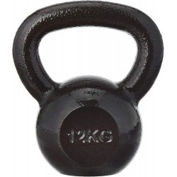 Гиря чавунна Toorx 12 кг з гумовою підставкою Black, код: 931120-SVA