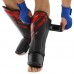 Захист гомілки та стопи Муай Тай, ММА, Кікбоксинг FitBox M, чорний-червоний, код: BO-4997_MR Захист гомілки та стопи Муай Тай, ММА, Кікбоксинг FitBox M, чорний-червоний, код: BO-4997_MR