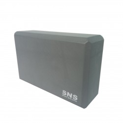 Блок для йоги SNS YJ-K225х145х75 мм, сірий, код: 00001-SNS Блок для йоги SNS YJ-K225х145х75 мм, сірий, код: 00001-SNS