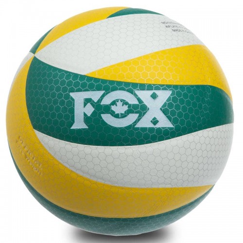 М"яч волейбольний Fox №5, жовтий-білий-зелений, код: SD-V8005_YWG