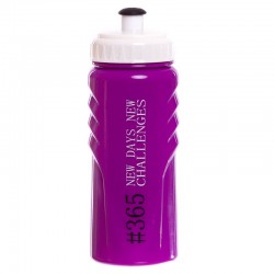 Пляшка для води FitGo 500 мл фіолетовий, код: FI-5957_V