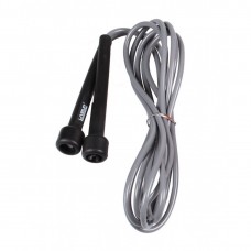 Скакалка в тубусі LiveUp PVC JumpRope 2700 мм, сірий, код: 6951376100655