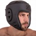 Шлем боксерский открытый с усиленной защитой макушки Zelart L черный-салатовый, код: VL-3095_LBK-S52