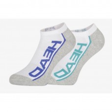 Шкарпетки Head Performance Sneaker 2 пари, розмір 39-42, білий-сірий, код: 8720245076401
