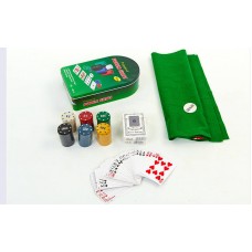 Набір для покеру в металевій коробці PlayGame, код: IG-3008