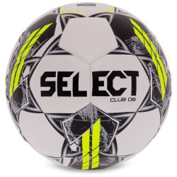 М"яч футбольний Select Club DB FIFA Basic V23 №5, білий-сірий, код: CLUB-5WGR
