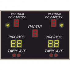 Табло для волейболу LedPlay (1000х700), код: VOL1001 Табло для волейболу LedPlay (1000х700), код: VOL1001