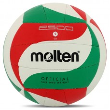 М"яч волейбольний Molten PVC №5 білий-зелений-червоний, код: V5M2500 М"яч волейбольний Molten PVC №5 білий-зелений-червоний, код: V5M2500