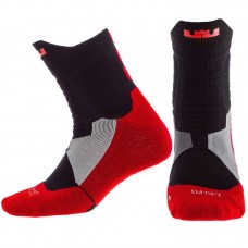 Шкарпетки спортивні Star All розмір 40-45, чорний-червоний, код: JCB3302_BKR