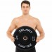 Бамперні диски гумові Zelart Bumper Plates 51мм, 5кг, чорний-сірий, код: TA-4790-5