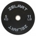 Бамперні диски гумові Zelart Bumper Plates 51мм, 5кг, чорний-сірий, код: TA-4790-5