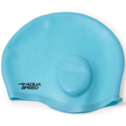 Шапочка для плавання Aqua SpeedEar Cap Comfort бірюзовий, код: 5908217698926