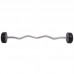 Штанга фіксована вигнута обрезиненная Zelart Rubber Coated Barbell 20 кг, код: TA-2687-20-S52