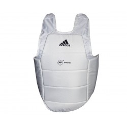 Захист тулуба Adidas з ліцензією WKF S, білий, код: 15561-842
