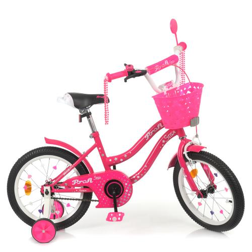Велосипед дитячий Profi Kids Star d=18, малиновий, код: Y1892-1-MP