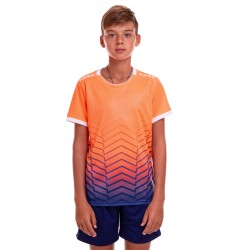 Форма футбольна дитяча PlayGame Lingo 3XS, рост 125-135, помаранчевий-темно-синій, код: LD-M8622B_3XSORBL