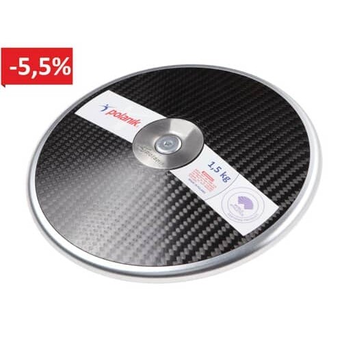 Диск Polanik in Steel (змагальний) 1,5 кг з центральною пластиною, код: CCD20-1,5