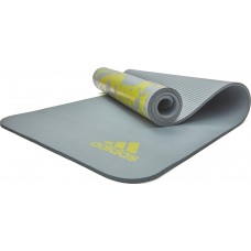 Килимок для йоги Adidas Tie-Dye Yoga Mat 1830х610х10 мм, сірий-жовтий, код: 885652022446