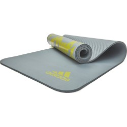 Килимок для йоги Adidas Tie-Dye Yoga Mat 1830х610х10 мм, сірий-жовтий, код: 885652022446