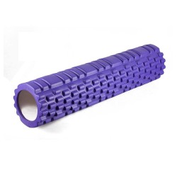 Масажний ролер EasyFit Grid Roller 60 см v.3.1 фіолетовий, код: EF-2037-V