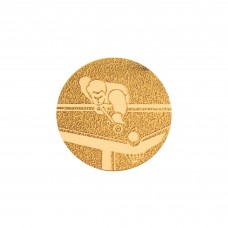 Наклейка на медаль кубок PlayGame Більярд d-25 мм 1 шт золота, код: 25-0021_G-S52