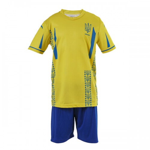 Форма футбольна з гербом WorldSport зріст 152/158 см, жовтий-синій, код: PS152/158/YB-WS