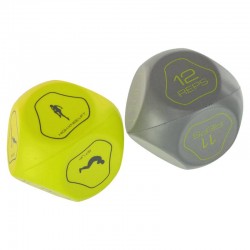 Кубики для тренувань кістки для фітнесу MDbuddy Sports Dice ø7,5см, 2штуки, код: FI-5343