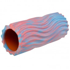Ролер масажний циліндр (ролик мфр) FitGo Grid Line Roller EVA 330 мм, рожевий-блакитний, код: FI-0041_PN Ролер масажний циліндр (ролик мфр) FitGo Grid Line Roller EVA 330 мм, рожевий-блакитний, код: FI-0041_PN