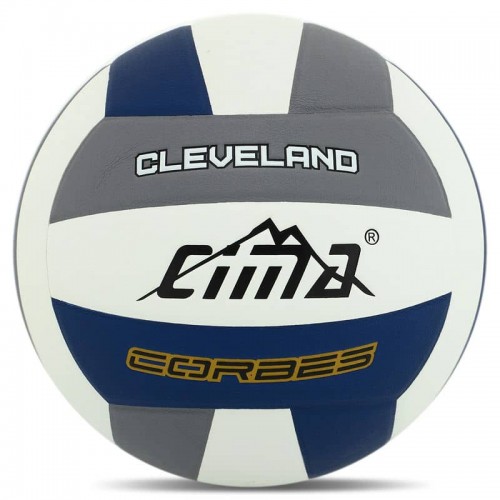 М"яч волейбольний Cima Cleveland Corbes №5 PU, білий-сірий-синій, код: VB-8999_W