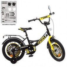 Велосипед дитячий Profi Kids Original Boy d=18, чорний-жовтий, код: Y1843-1-MP