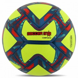 М"яч футбольний Hibred Soccer Star №5 PU, жовтий, код: FB-6039_Y