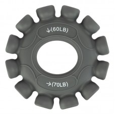 Еспандер кистьовий кільце з подвійним навантаженням Jello, навантаження 60LB-70LB, сірий, код: FI-0650_GR Еспандер кистьовий кільце з подвійним навантаженням Jello, навантаження 60LB-70LB, сірий, код: FI-0650_GR