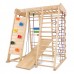 Спортивний комплекс вуличний дитячий SportBaby «Акварелька-outdoor 2» 1320х1240х1420 мм, код: Акварелька-outdoor 2