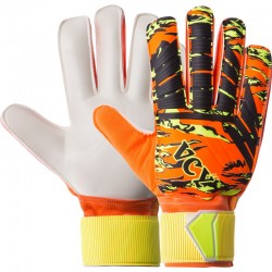 Рукавички воротарські з захисними вставками на пальці PlayGame VCY помаранчевий, розмір 8, код: FB-931_OR_8-S52