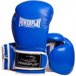 Боксерські рукавиці PowerPlay Blue 10oz, код: PP_3019_10oz_Blue