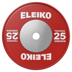 Диск олімпійський обгумований Eleiko IWF 25 кг, червоний, код: 3001120-25-IA