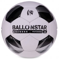 М"яч футбольний Habryd Ballonstar №5 PU білий-чорний, код: FB-3132_WBK М"яч футбольний Habryd Ballonstar №5 PU білий-чорний, код: FB-3132_WBK
