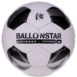М"яч футбольний Habryd Ballonstar №5 PU білий-чорний, код: FB-3132_WBK М"яч футбольний Habryd Ballonstar №5 PU білий-чорний, код: FB-3132_WBK