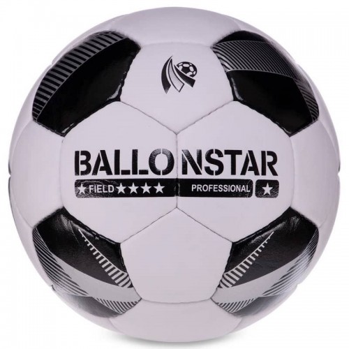М"яч футбольний Habryd Ballonstar №5 PU білий-чорний, код: FB-3132_WBK М"яч футбольний Habryd Ballonstar №5 PU білий-чорний, код: FB-3132_WBK