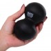 М"яч масажний подвійний для МФР та самомасажу Duoball Body Sculpture ø6,5см, чорний, код: SXBB-0122-B-S52