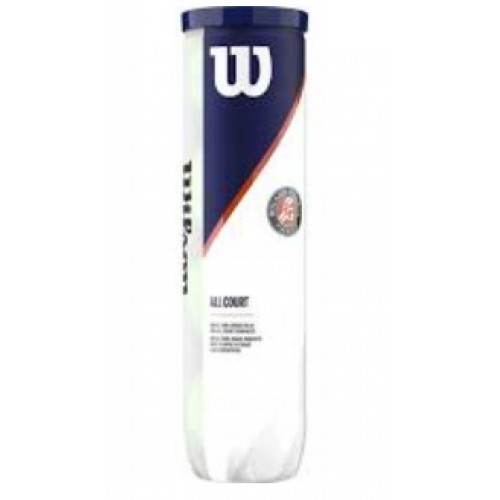 М"ячі для тенісу Wilson Roland Carros All CT 4 Ball, код: 887768887735