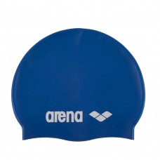 Шапка для плавання Arena Classic Silicone синій-білий, код: 3468335299150