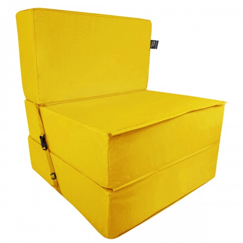 Безкаркасне крісло розкладачка Tia-Sport Поролон, оксфорд, 2100х800 мм, жовтий, код: sm-0920-4-24