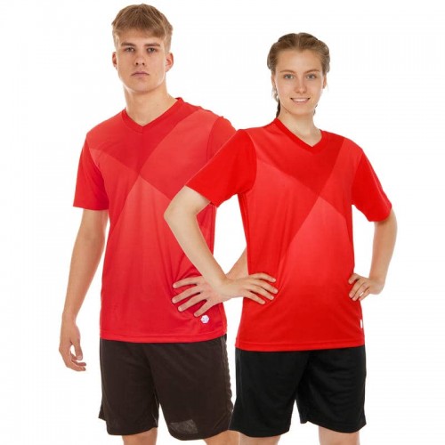 Футбольна форма PlayGame 2XL (50-52), ріст 180-185, червоний-чорний, код: CO-1902_2XLRBK-S52