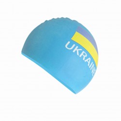 Шапочка для плавання SNS FL Прапор, блакитний, код: 12657-SNS Шапочка для плавання SNS FL Прапор, блакитний, код: 12657-SNS