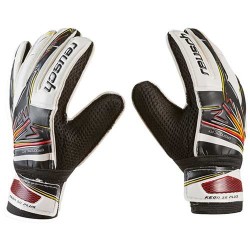 Воротарські рукавички PlayGame Latex Foam Reusch, розмір 8, чорно-білий, код: GGLF-RH8-WS