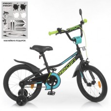 Велосипед дитячий Profi Kids Prime d=16, чорний, код: Y16224-1-MP