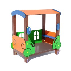 Ігровий комплекс Miros “Трамвайчик” 1420х940х1610 мм, код: DIO422HDPE