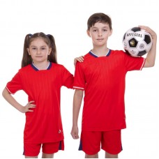 Форма футбольна підліткова PlayGame розмір 24, ріст 120, червоний, код: CO-1905B_24R-S52