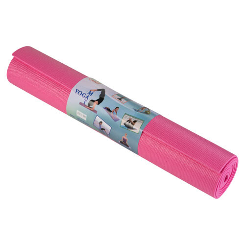 Килимок для фітнесу і йоги GreenCamp PVC 1730х610х6мм, рожевий, код: GC611736P-WS